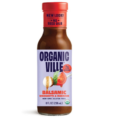 Organicville Dressing Balsamic - 8 FZ - Image 1