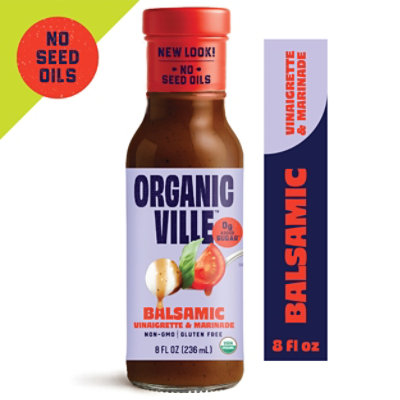 Organicville Dressing Balsamic - 8 FZ - Image 2