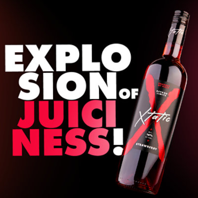 Xtatic Strawberry Wine - 750 ML - Image 3
