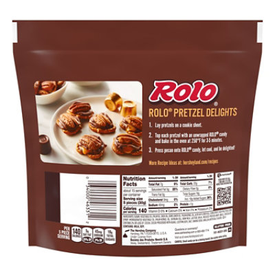 Rolo Creamy Caramels Wrapped In Rich Chocolate Candy Family Pack Stand Up Bag - 16.1 OZ - Image 2
