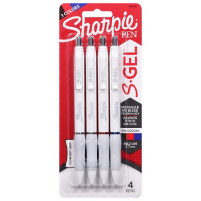 Newell Sharpie Sgel White Barrel - 4 CT - Image 2