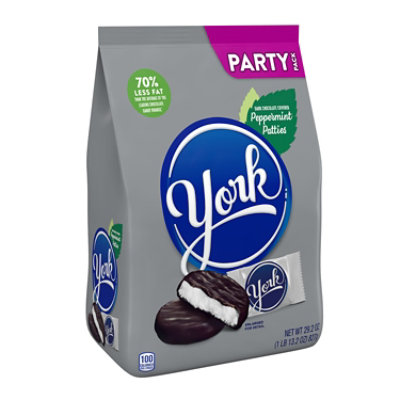 York Dark Chocolate Covered Peppermint Pattie Miniatures Party Pack Stand Up Bag - 29.2 OZ - Image 1