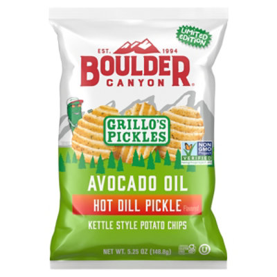 Boulder Canyon Hot Dill Pickle 5.25oz - 5.25 OZ - Image 1