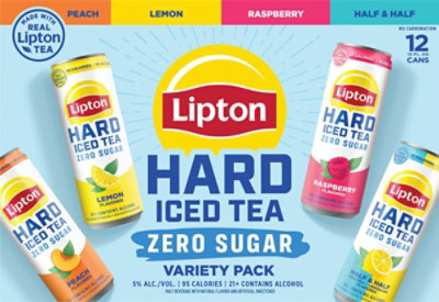 Lipton Hard Iced Tea Zero Sugar In Cans - 12-12 FZ - Image 4