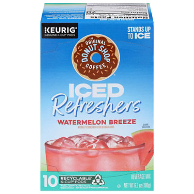 The Original Donut Shop Coffee Refreshers Watermelon Breeze 10ct - 10 CT - Image 1