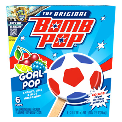 Bomb Pop Goal Pop Face Bar - 12 FZ - Image 1