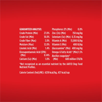 Purina One Dry Dog Whole Body Support Chicken - 8 LB - Image 2