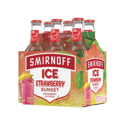Smirnoff Ice Strawberry Sunset In Cans - 6-11.2 FZ - Image 2