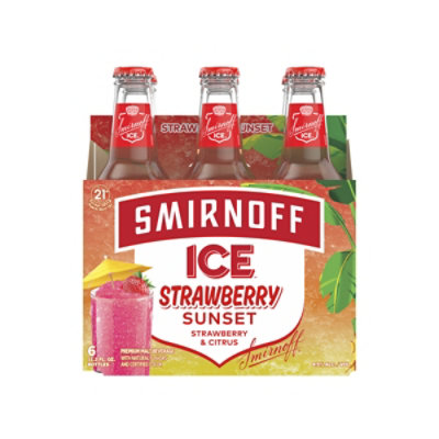 Smirnoff Ice Strawberry Sunset In Cans - 6-11.2 FZ - Image 4