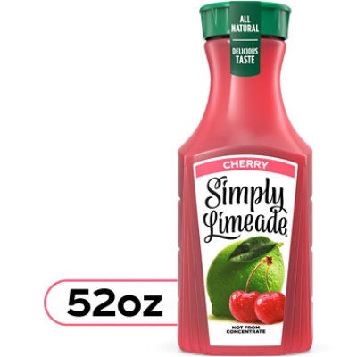 Simply Limeade With Cherry Nc) Bottle, 52 Fl Oz - 52 FZ - Image 1