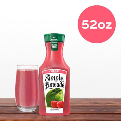 Simply Limeade With Cherry Nc) Bottle, 52 Fl Oz - 52 FZ - Image 5