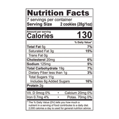 Tate's Bake Shop Oatmeal Raisin Cookies - 7 OZ - Image 4