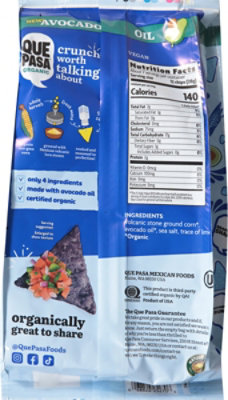 Que Pasa Tortilla Chips White 7.5oz Bag - 7.5 OZ - Image 5
