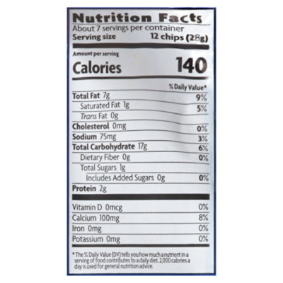 Que Pasa Tortilla Chips White 7.5oz Bag - 7.5 OZ - Image 3