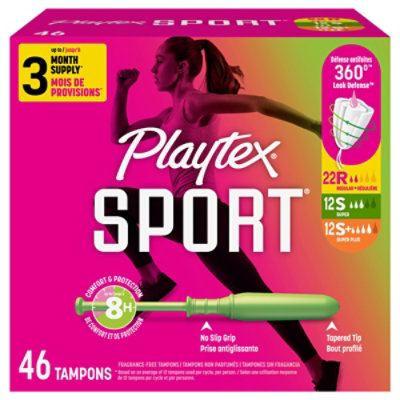 Playtex Sport Triple Pk L/r/s 46 Ct - 46 CT - Image 2