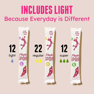 Playtex Sport Triple Pk R/s/sp 46 Ct - 46 CT - Image 2