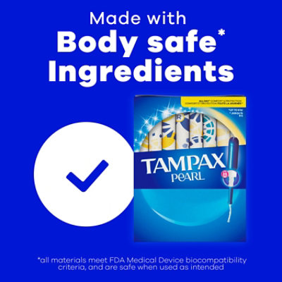 Tampax Pearl Tampons Regular Super Plus - 45 CT - Image 5