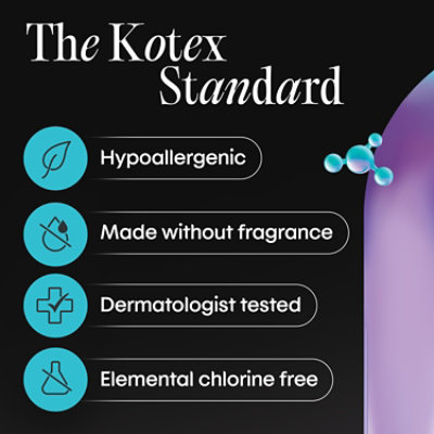 Kotex Biocare Regular Ultra Thin Winged Pads - 14 Count - Image 5