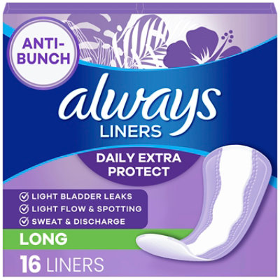 Always Long Liners Unscented 0.3x - 16 CT - Image 1