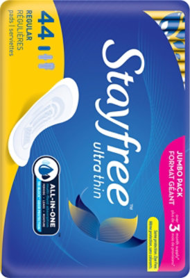 Stayfree Ultra Thin Pads 44 Ct - 44 CT - Image 5