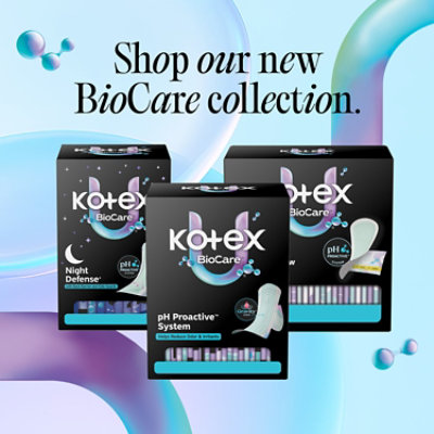 Kotex Biocare Ultra-thin Winged Heavy Pads - 12 Count - Image 7