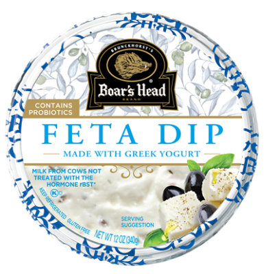 Boars Head Feta Greek Yogurt Dip - 12 OZ - Image 1