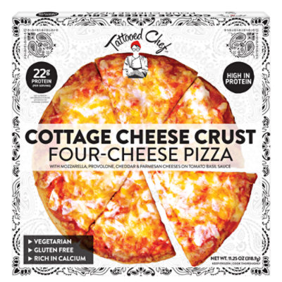 Tattooed Chef Cottage Cheese Crust 4 Cheese 11.25oz - 11.25 OZ - Image 1