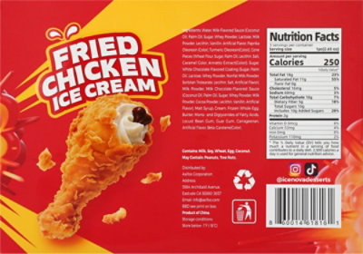 Icenova Ice Cream Fried Chicken 3 Count - 7.95 Oz - Image 5