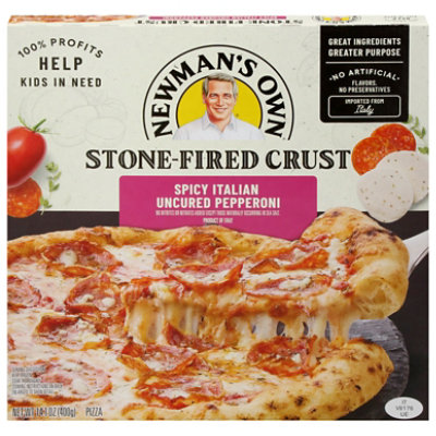 Newmans Own Pepperoni Stone Fire Crust 14.1oz - 14.1 OZ - Image 2