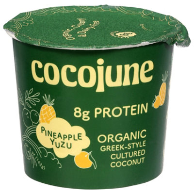 Cocojune Organic Protein Pineapple Yuzu Yogurt , 5 Oz - 5 OZ - Image 2