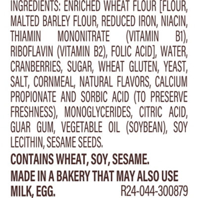 Thomas Cranberry Bagels - 18 Oz - Image 2