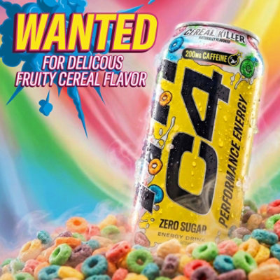 C4 Performance Energy Cereal Killer - 16 Fl. Oz. - Image 4