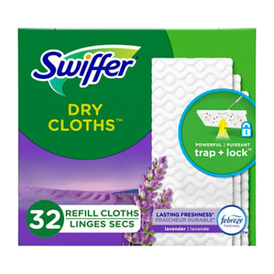 Swiffer Sweep Dry Sweeping Cloths Refills, Lavender - 32 Ct. - 32 CT - Image 1
