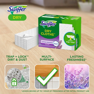 Swiffer Sweep Dry Sweeping Cloths Refills, Lavender - 32 Ct. - 32 CT - Image 2
