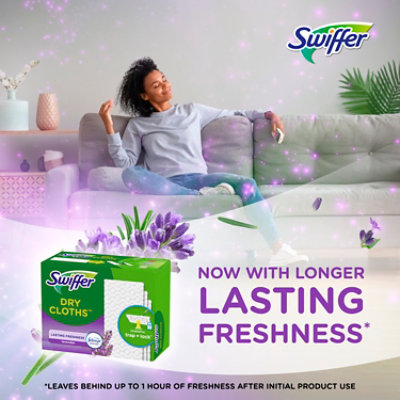 Swiffer Sweep Dry Sweeping Cloths Refills, Lavender - 32 Ct. - 32 CT - Image 3