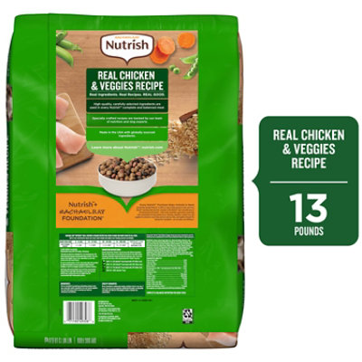 Rachael Ray Nutrish Dry Dog Chicken & Veggies - 13 LB - Image 2