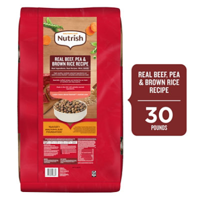 Rachael Ray Nutrish Dry Dog Beef, Pea & Brown Rice - 30 LB - Image 2