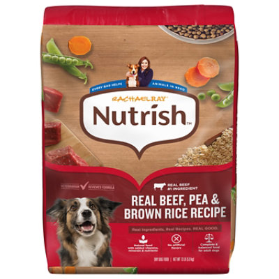Rachael Ray Nutrish Dry Dog Beef Pea & Brown Rice - 13 LB - Image 1