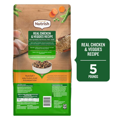 Rr Nutrish Dry Dog Chicken & Veggies - 5 LB - Image 2