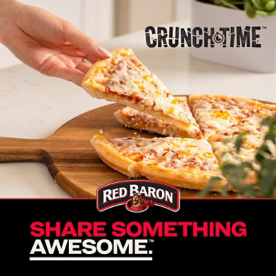 Red Baron Crunch Time Meat Trio Frozen Microwave Pizza 15.37 Oz - 15.37 OZ - Image 4