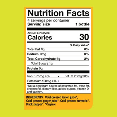 Slapp Original Ginger Turmeric Wellness Shots 4 Count - 4-2 FZ - Image 4