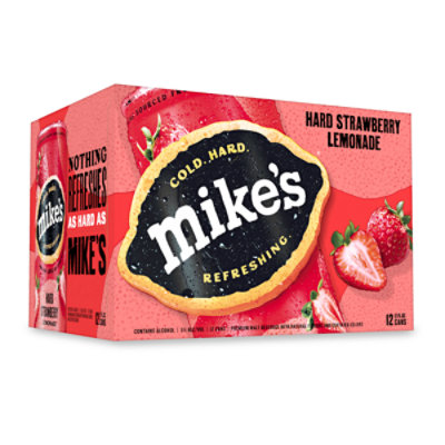 Mikes Hard Strawberry 12pk In Cans - 12-12 FZ - Image 1