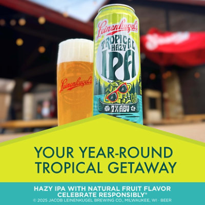 Leinenkugel Tropical Hazy Ipa 12/12c - 2-12 FZ - Image 4