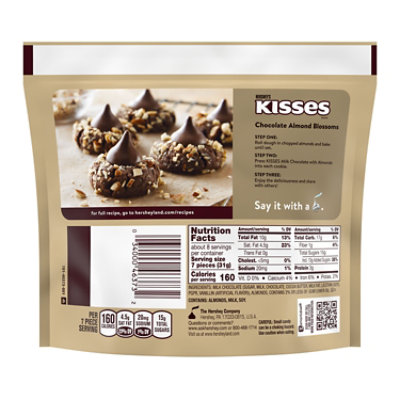 Hersheys Kisses Almonds Share Pack 8.7oz - 8.7 OZ - Image 2