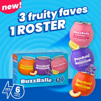 Buzzballz Fruity Evergreen Cocktails 6-200 Ml. - 6-200 ML - Image 2