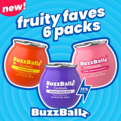 Buzzballz Fruity Evergreen Cocktails 6-200 Ml. - 6-200 ML - Image 3