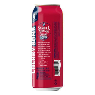 Samuel Adams Cherry Bomb Can - 19.2 FZ - Image 4