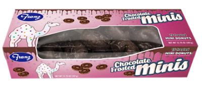 Franz Mini Chocolate Frosted Donuts - 12.75OZ - Image 1