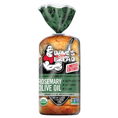 Daves Killer Bread Rosemary And Olive Oil Bagels - 16.75OZ - Image 1