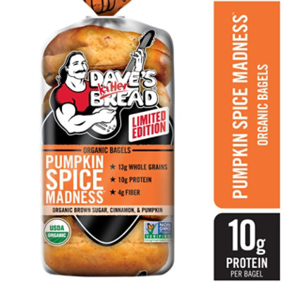 Daves Killer Bread Pumpkin Spice Bagels - 16.75OZ - Image 2